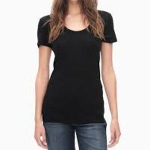 Splendid Jersey 1x1 Tee Black XS